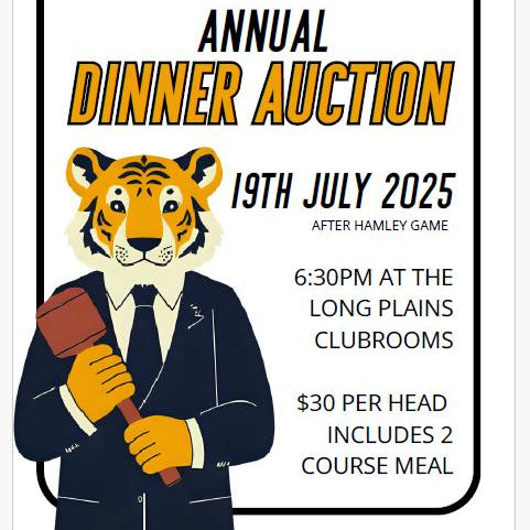 Ticket to Annual Dinner Auction - 19th July (After R11: Hamley Away)